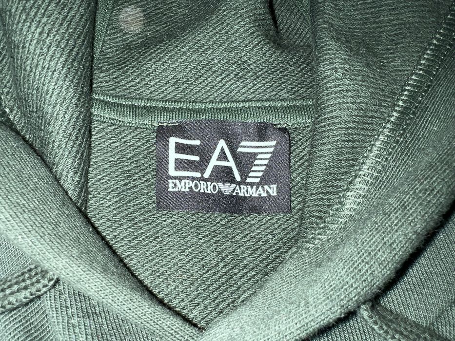 Hanorac Emporio Armani EA7 Logo Series 7VPM09 PJSHZ Verde