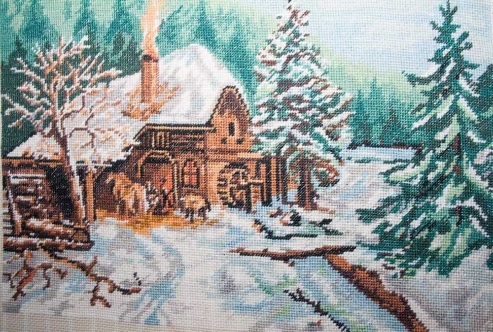 Goblen Peisaj de iarnă, Reflexie și Fata care scrie