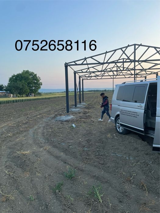 Casa pe structura metalica 8 m latimex 15 lungime x4 m strasina