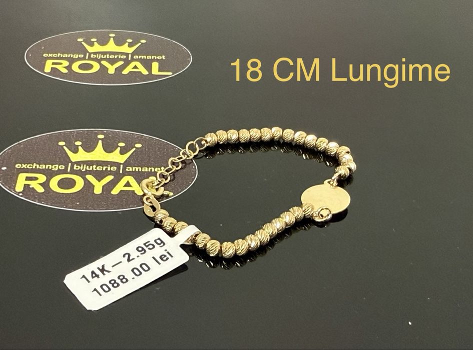 Bijuteria ROYAL : Bratara AUR 14K / 2.95 GR