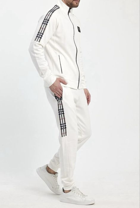 Trening Burberry - Alb | Calitate Premium