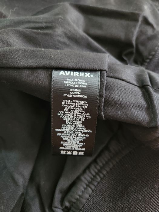 Geaca pilot aviator din piele AVIREX, model G 1, US Navy