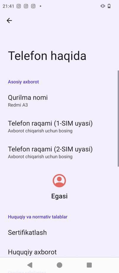 Redmi A3 kadolatli