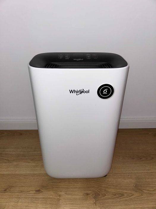 Dezumidificator Whirlpool DE20W5252, 20 L/24 h, Rezervor 6.5 L, Alb