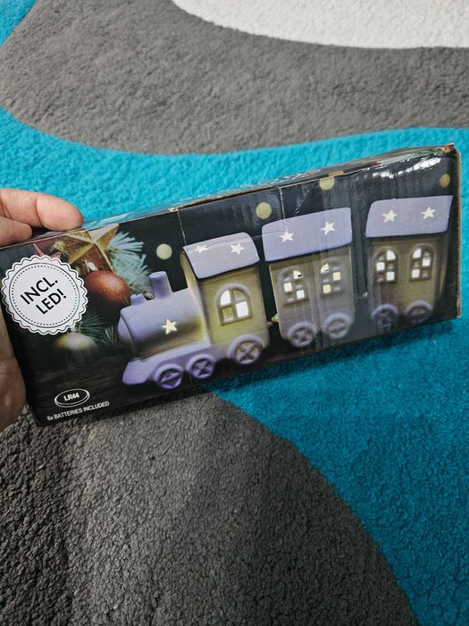 Trenulet cu led Craciun