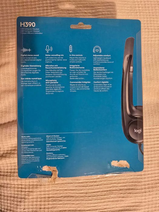 Casti Logitech H390, USB