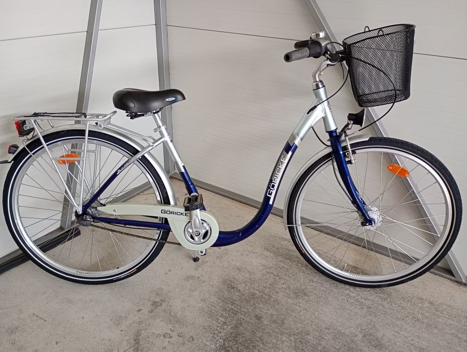 Bicicletă damă GORICKE,roți 28,cu 7 vit butuc,frână picior,Impecabilă