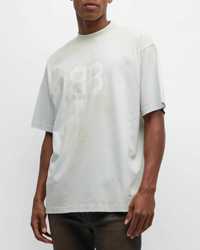 BALENCIAGA Dirty White Destroyed Crypto BB Oversized Тениска L (XL)