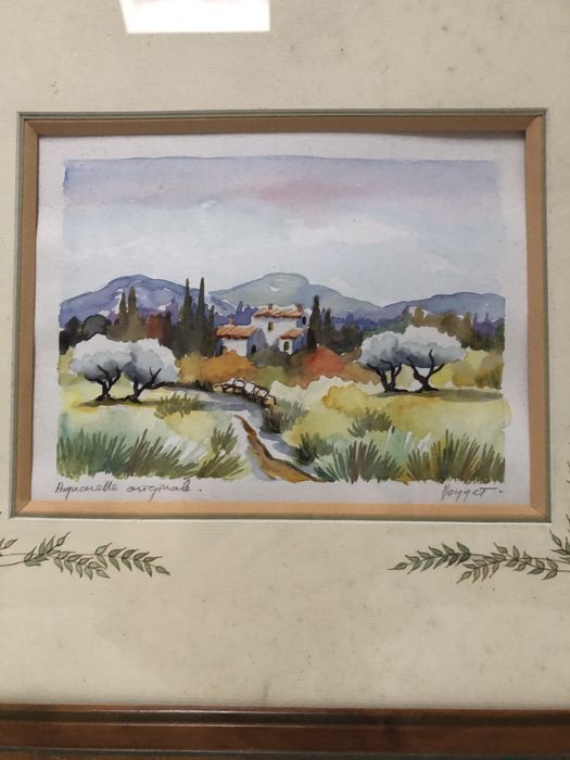 Aquarela originala ( J.L. Honnet)