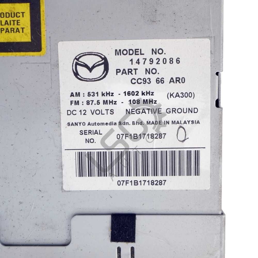 CD плеър Mazda 5 (I) 2005-2010 ID: 121436