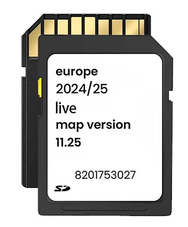 Card Navigatie RENAULT Tomtom Live Harti Europa Romania detaliate 2025