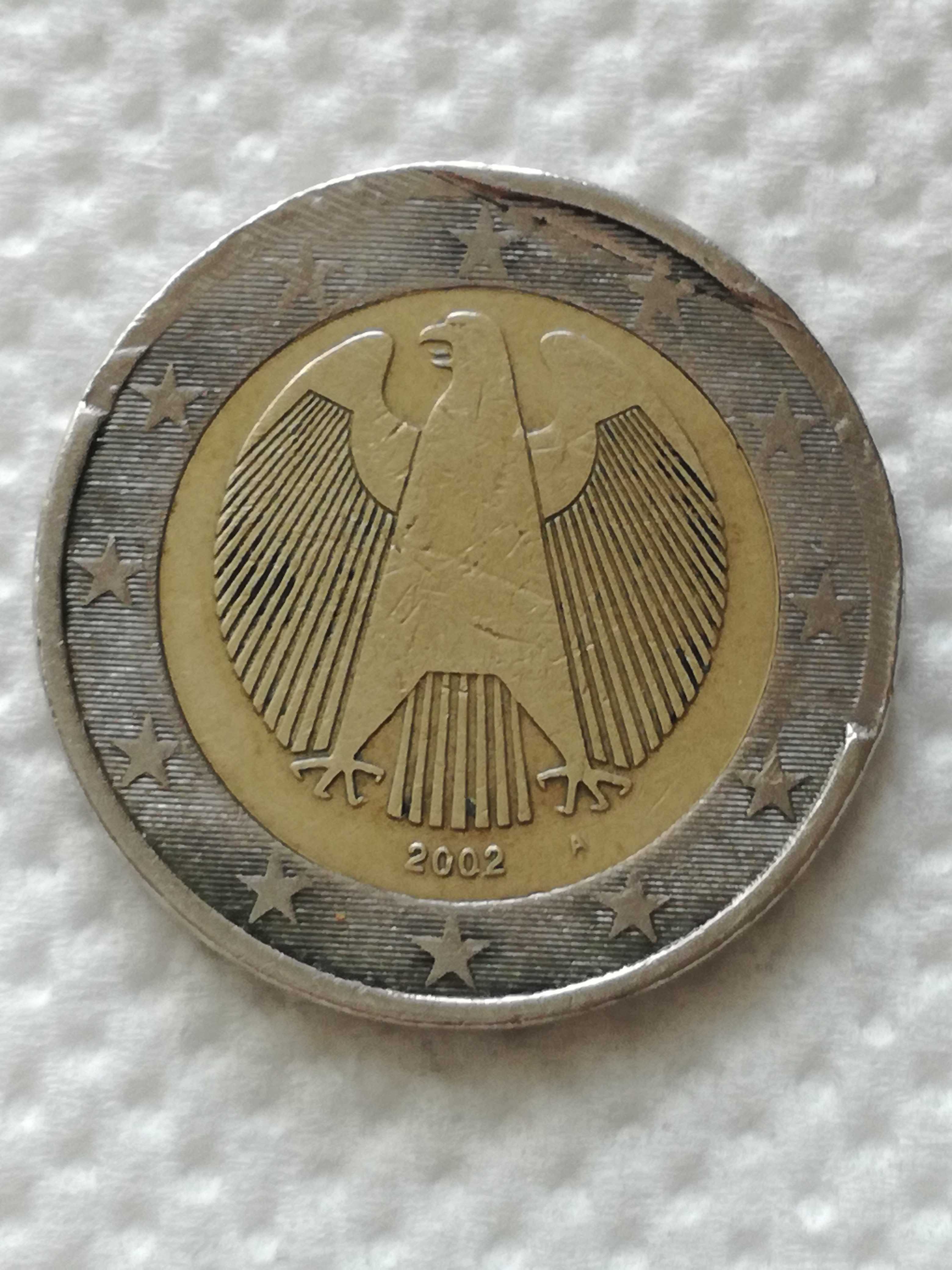 Vand monede rare de 2 euro 1 euro Germania cu eroare