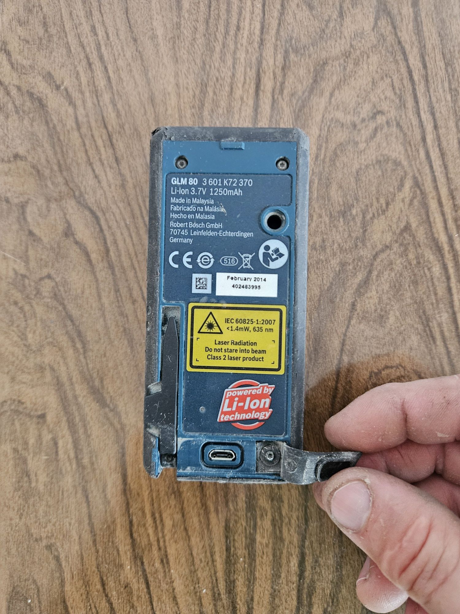 BOSCH GLM 80 Лазерна ролетка до 80 метра с USB Зареждане
