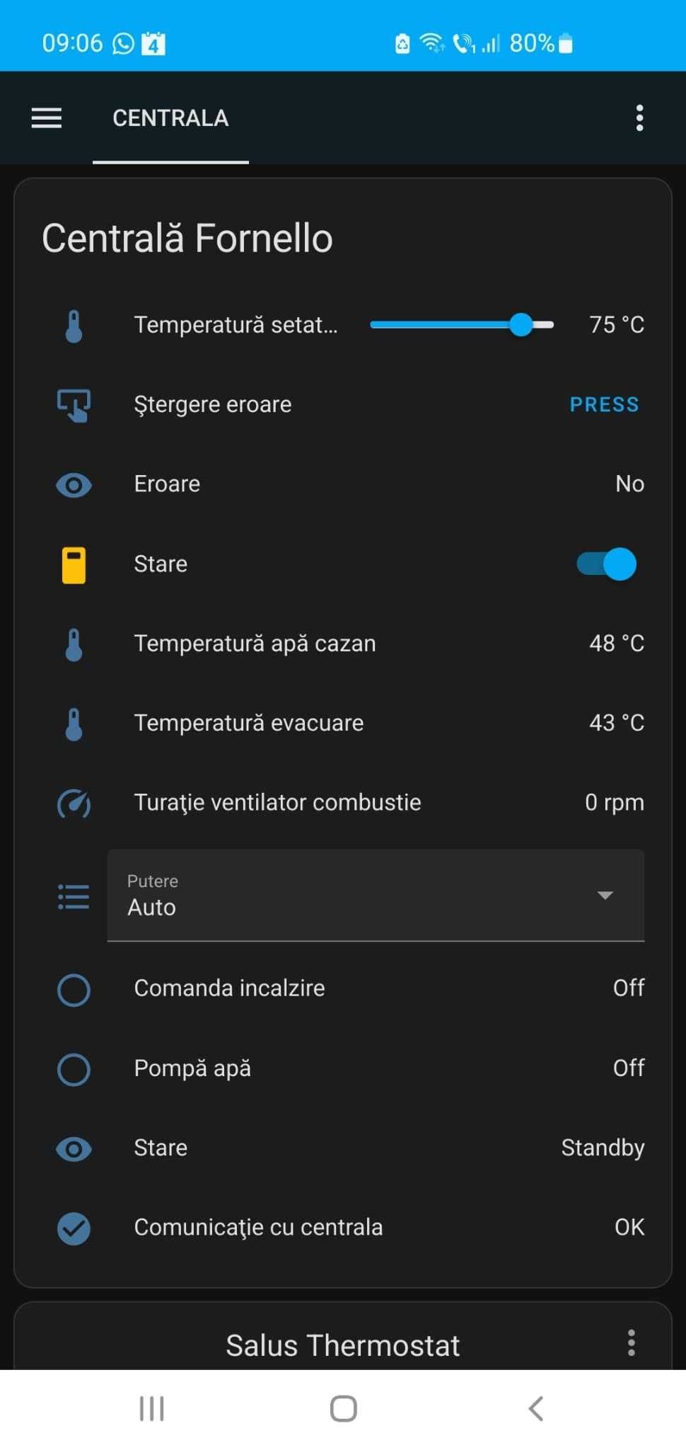 FOXconnect- interfață control de la distanță pentru centrale pe peleți