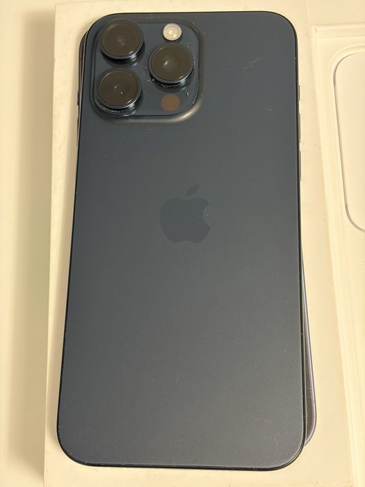 Iphone 15 pro max blue titanium 256GB garantie