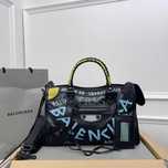 Poseta Balenciaga City Graffiti - piele naturala/premium/30cm