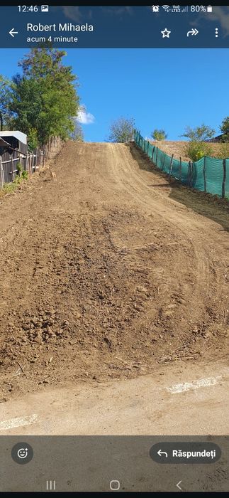 Vand teren 1300 mp.situat în comuna bucovat sau schimb cu garsonieră..