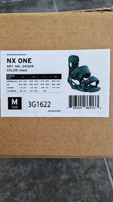 Head nx one noi! Legaturi snowboard M începători/intermediari
