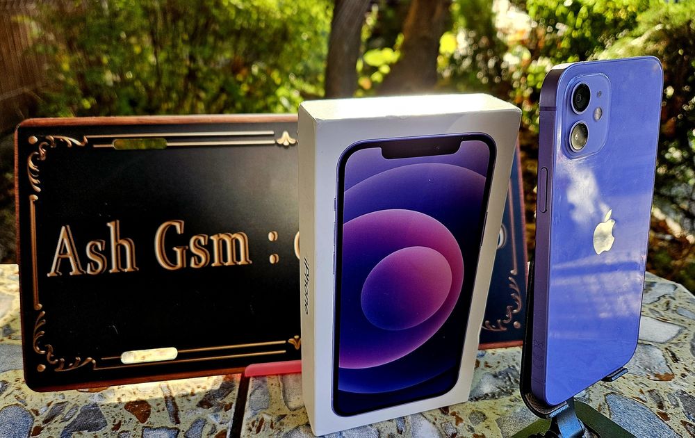 Iphone 12 purple FULL BOX, baterie 100%