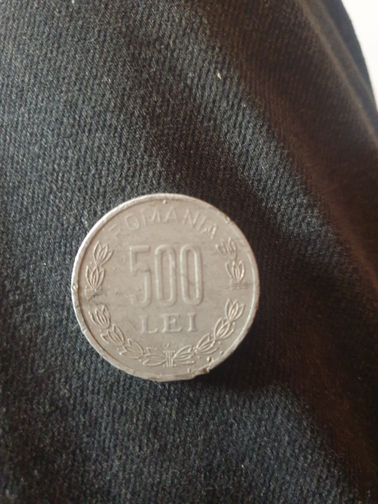Vând moneda 500 de lei vechi pt colecționari