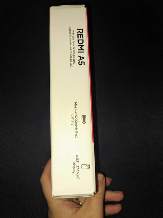 Telefon XIAOMI Redmi A5, 128GB, 4GB RAM, Dual SIM, Midnight Black