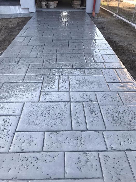 Beton decorativ/amprentat