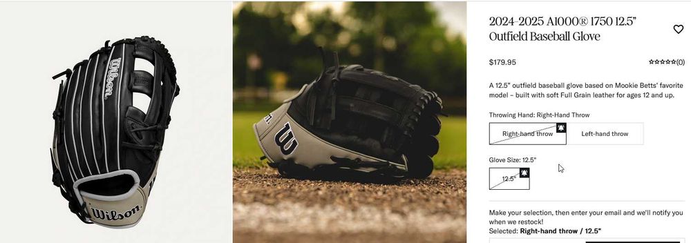 Бейзболна ръкавица Wilson и топка MLB