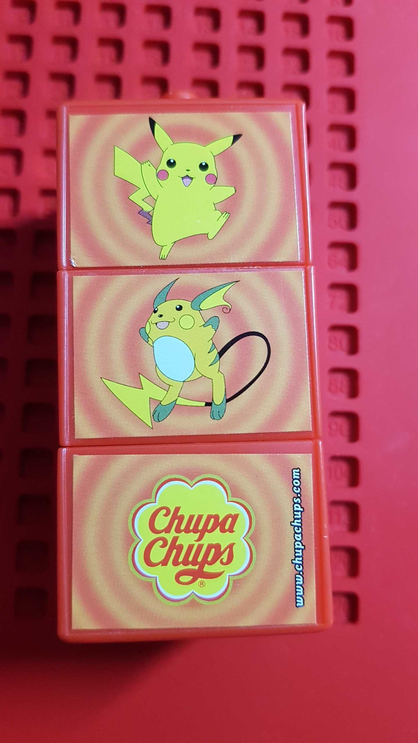 Cub POKEMON Chupa Chups de colectie, an 1995