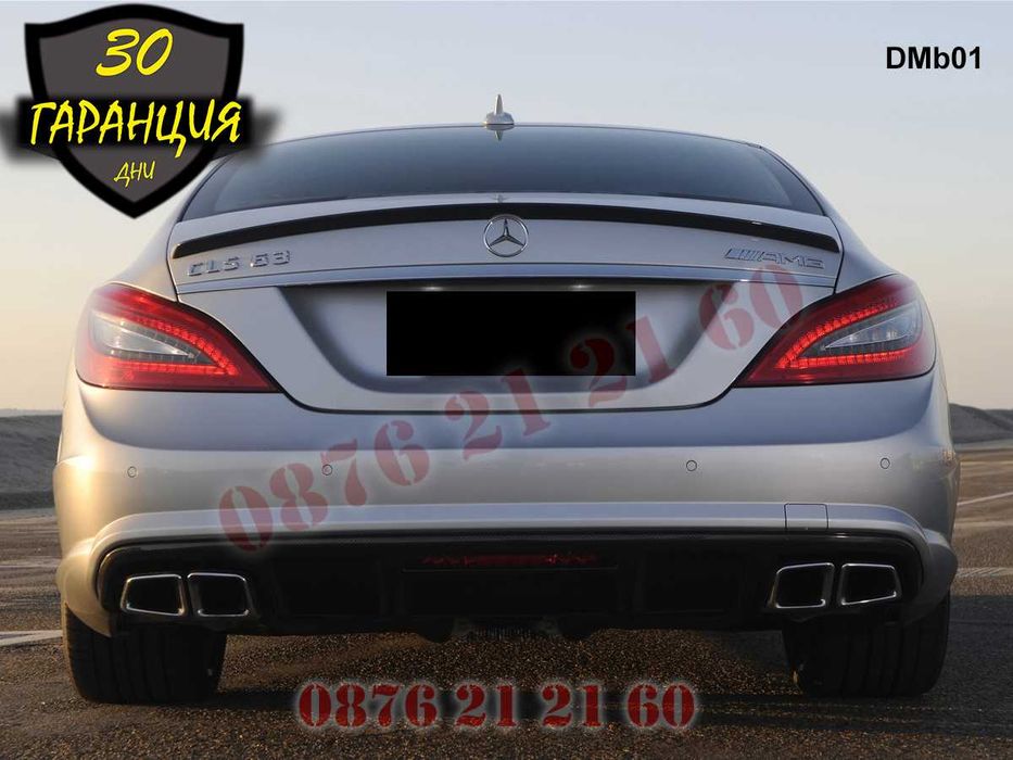 Лип Спойлер Багажник Капак Mercedes AMG CLS W218 Мерцедес ЦЛС В218 АМГ