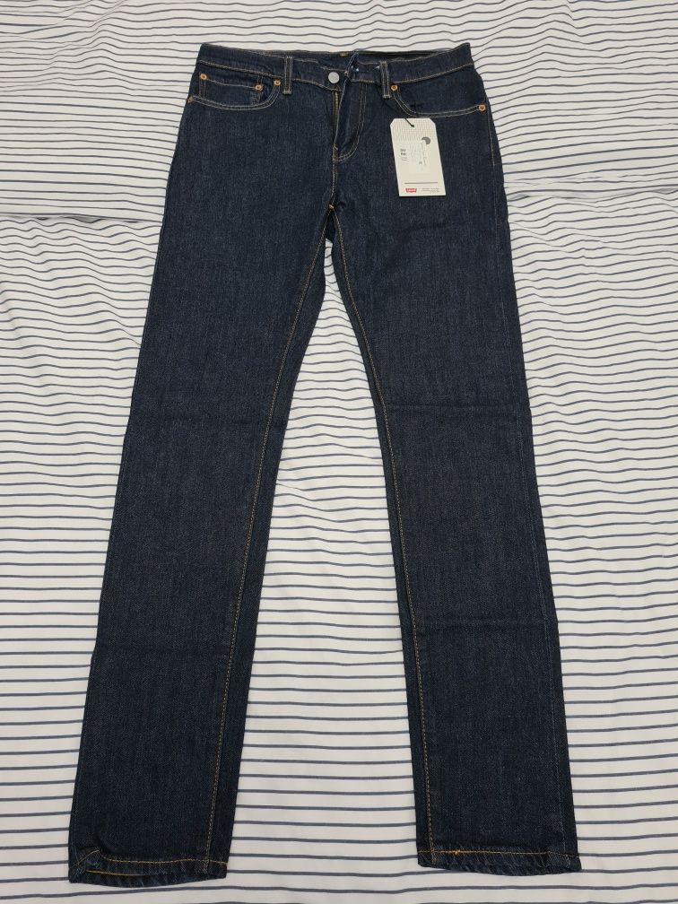 Blugi Barbati Levi's 512 Slim Taper 31/34 Rock Cod Indigo Noi