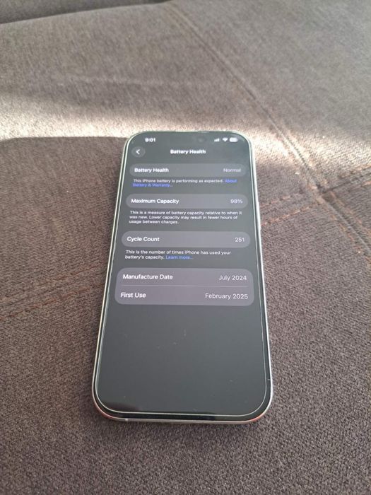 Iphone 16 Pro 256GB 98% Батерия