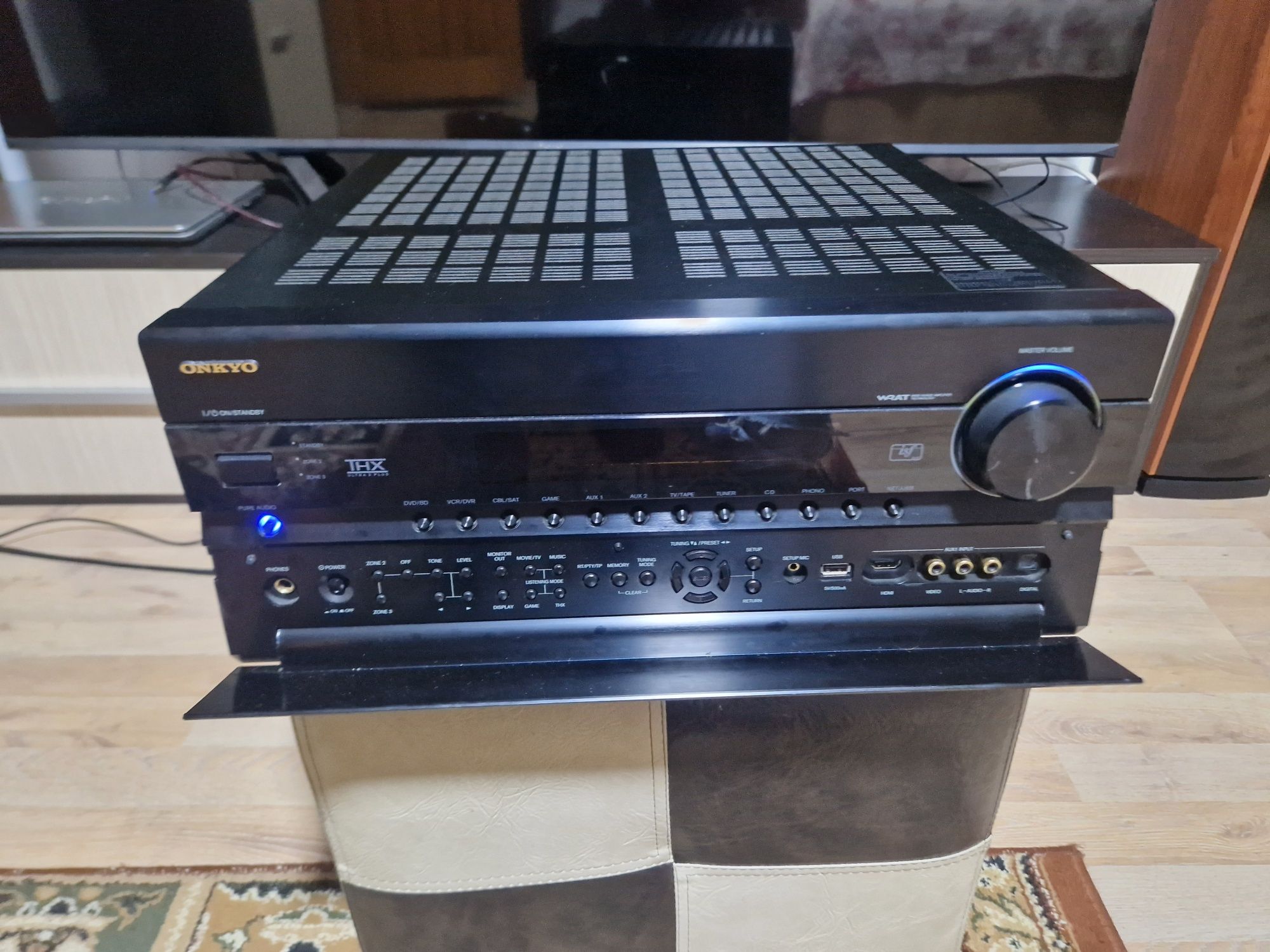 sistem jamo 5.1 impecabil cu amplificator  onkyo sr 5007