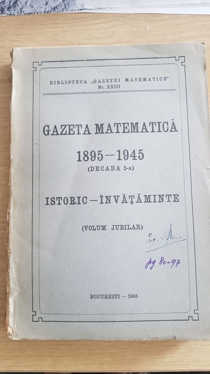 Gazeta matematica 1945