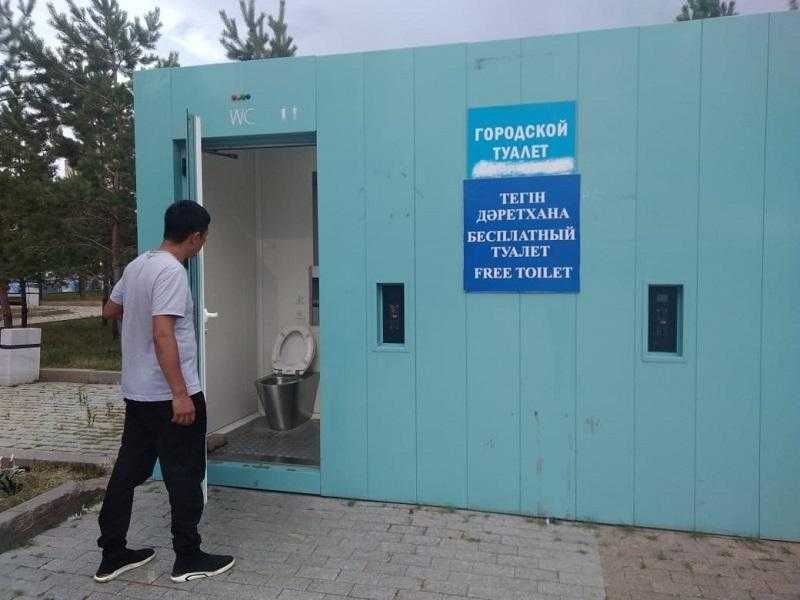 Туалетный модуль из контейнера