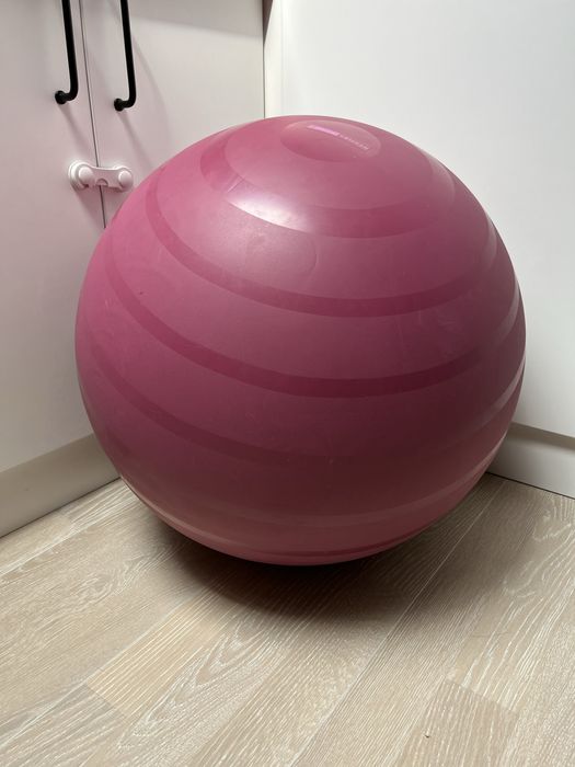 DOMYOS фитнес топка, размер 1, 55 см, розова