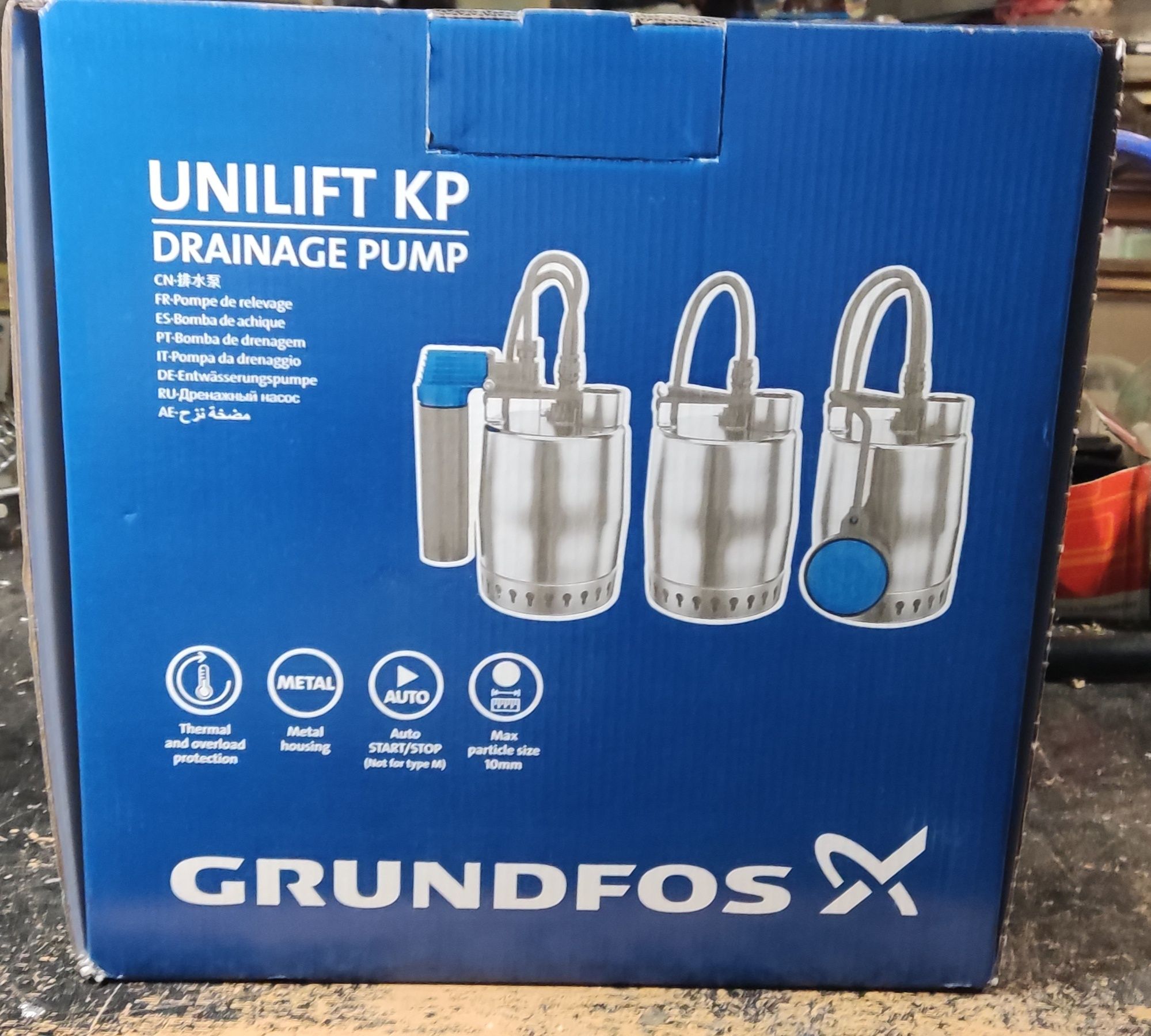 Неръждаема дренажна помпа Grundfos UNILIFT KP150-M-1