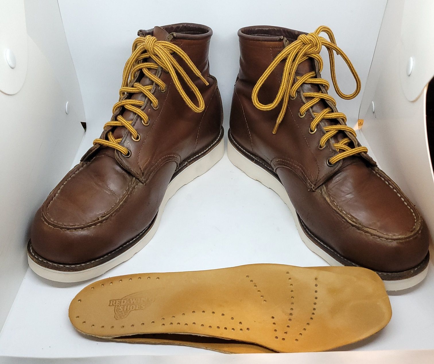 Red Wing 875 Moc Toe Oro Legacy,US 10,5 E2/EUR 44(real 44,5-45)/CM28,5