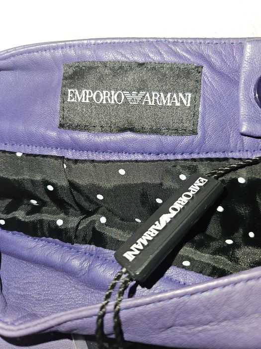 Vand  fusta Emporio Armani  piele naturala fina mov 38