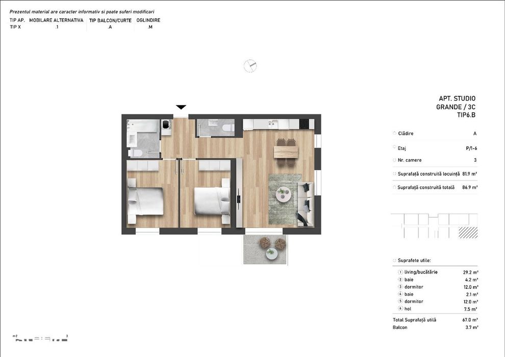 Apartament 3 Camere Targoviste|Nou|Kaufland, Lidl, Altex, Univ Valahia