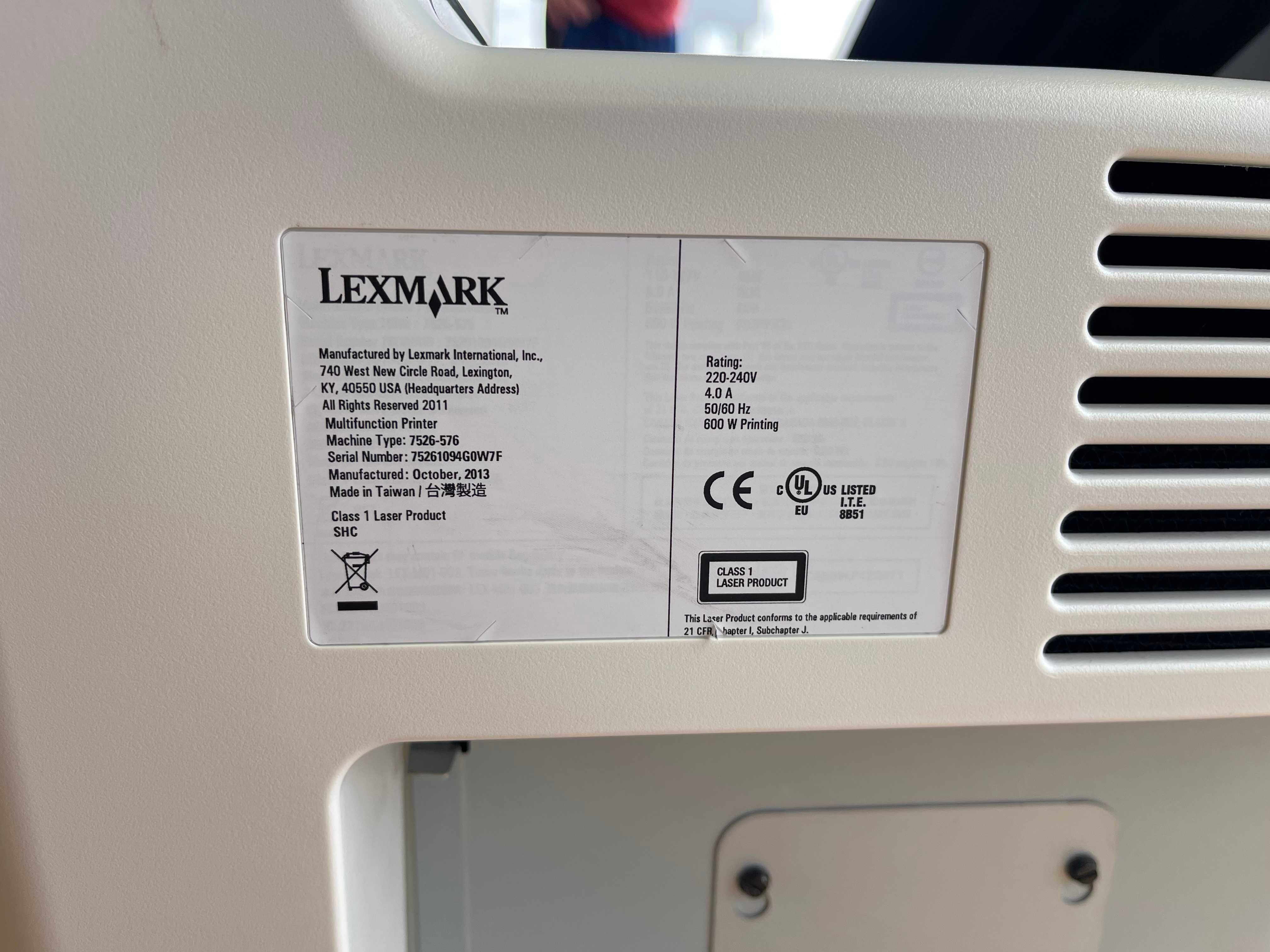 imprimanta color Lexmark X746DE