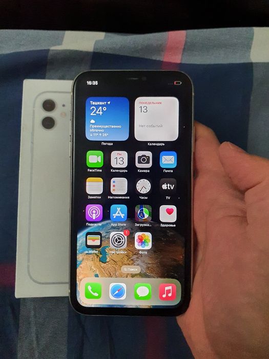 Srochna sotiladi Apple Iphone 11 128GB RU/A White Original Karobkali