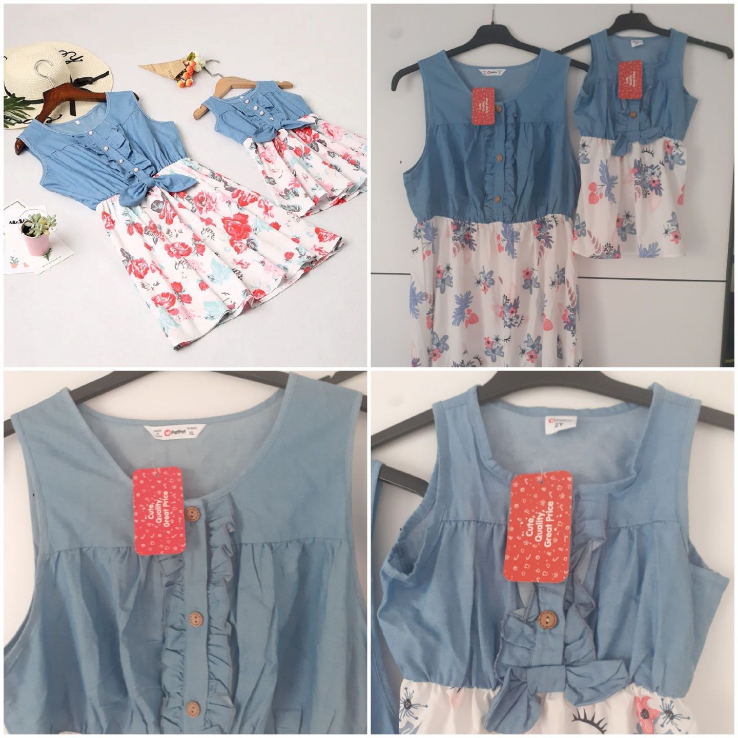 Set rochii vară mama și fiica