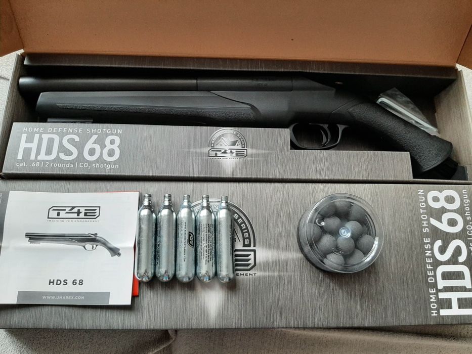 Lichidare Stoc HDS 68 Shotgun Pusca Airsoft 16j CO2 Paza ProtectiePaza