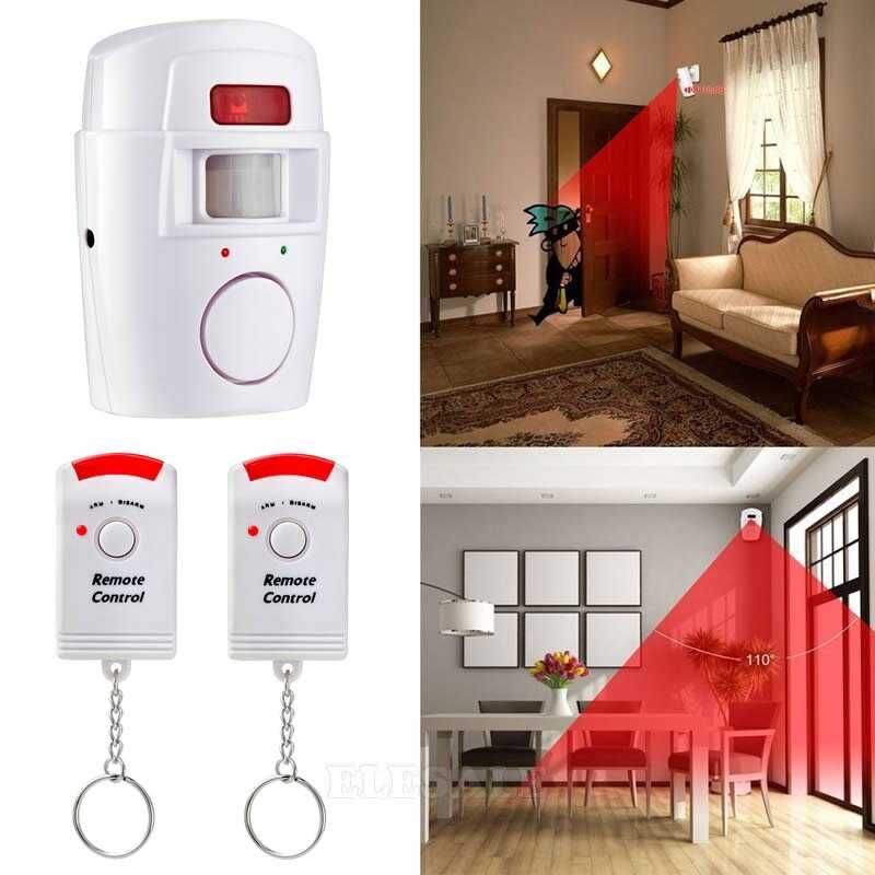 Безжична аларма със сензор и две дистанционни