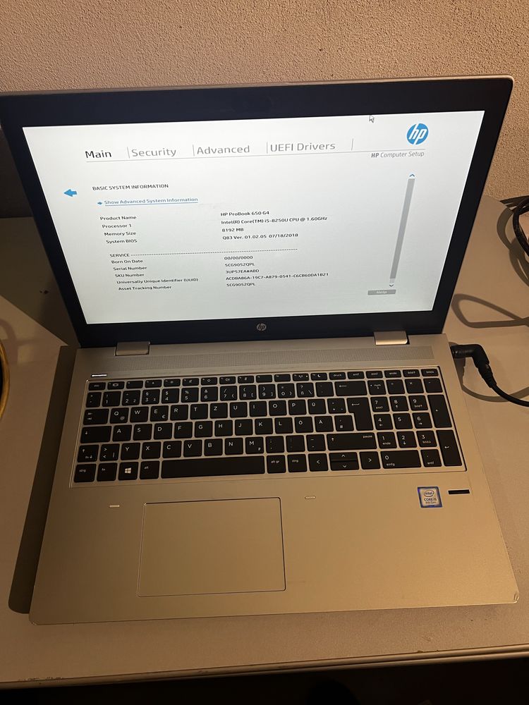 Лаптоп HP ProBook 650 G4