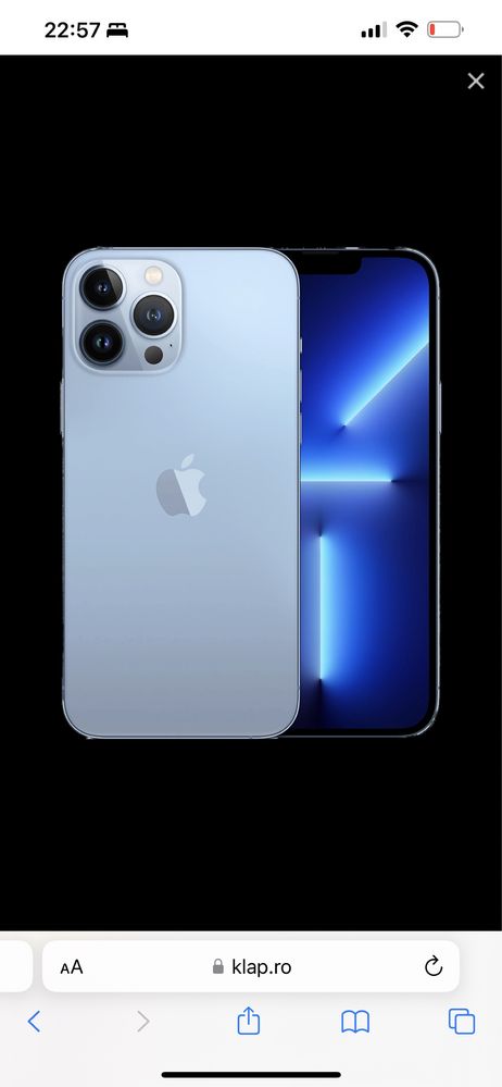 Iphone 13 pro max sierra blue