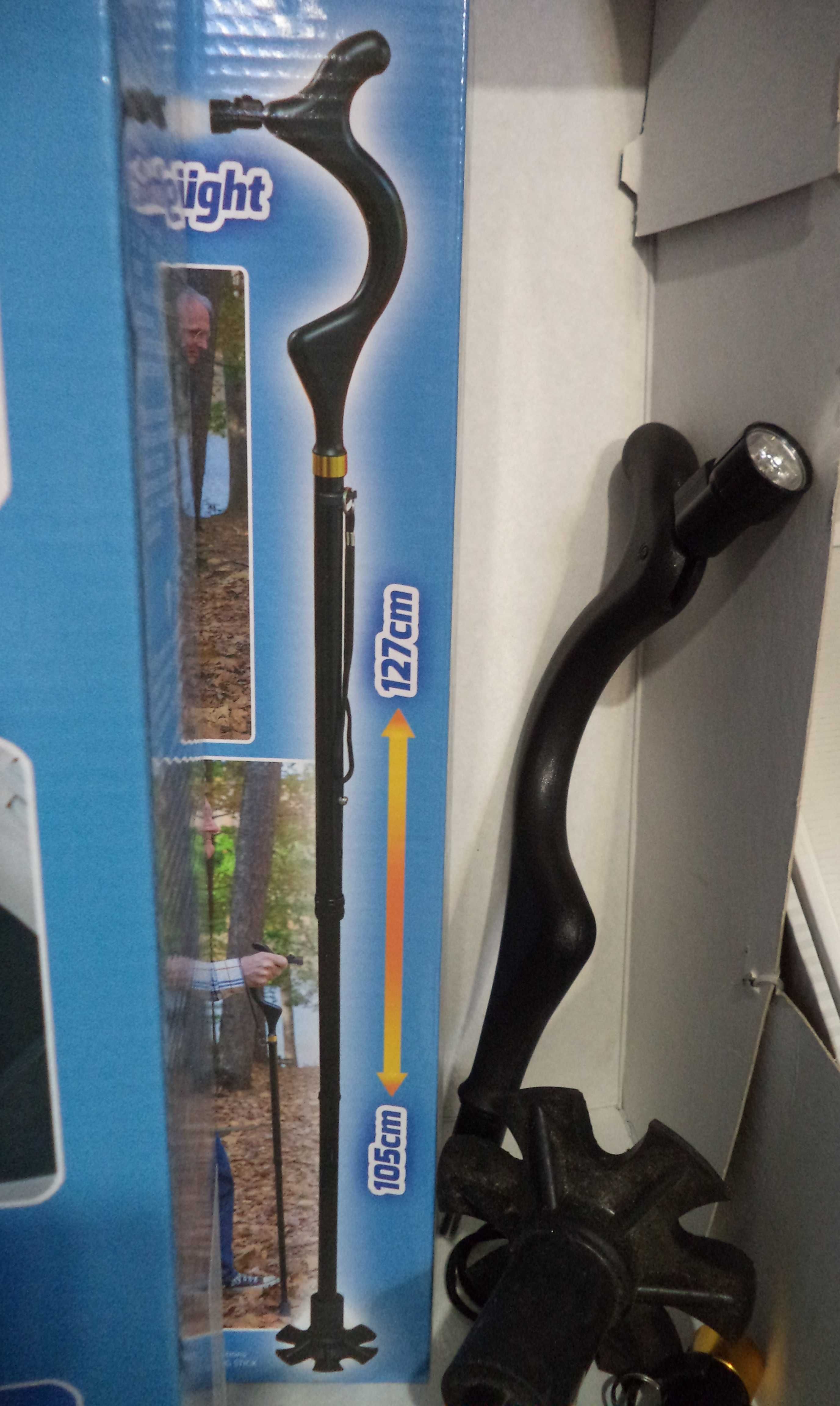 Сгъваем бастун с фенерче WELLPRO® WALKING STICK - 2 броя