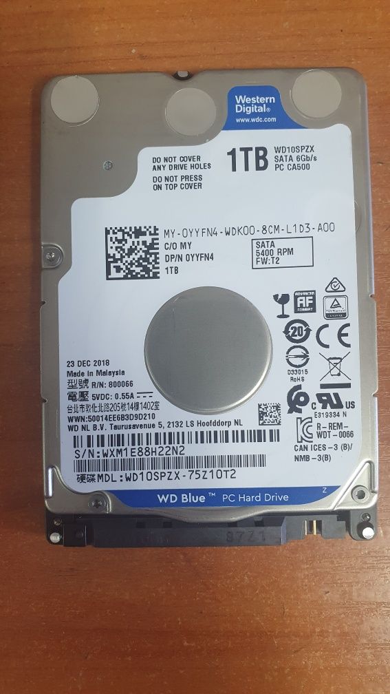 Хард дисковe/HDD 2.5 1TB