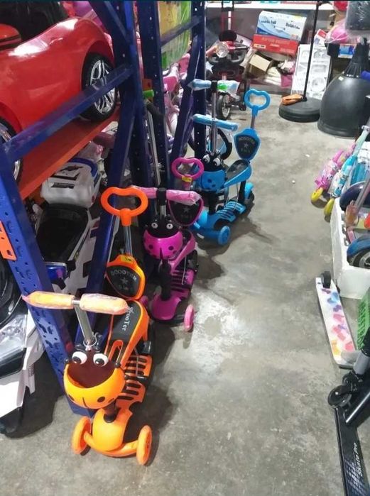 Тротинетка Детска Страхотна 5 в 1 с родителски контрол и светещи колел