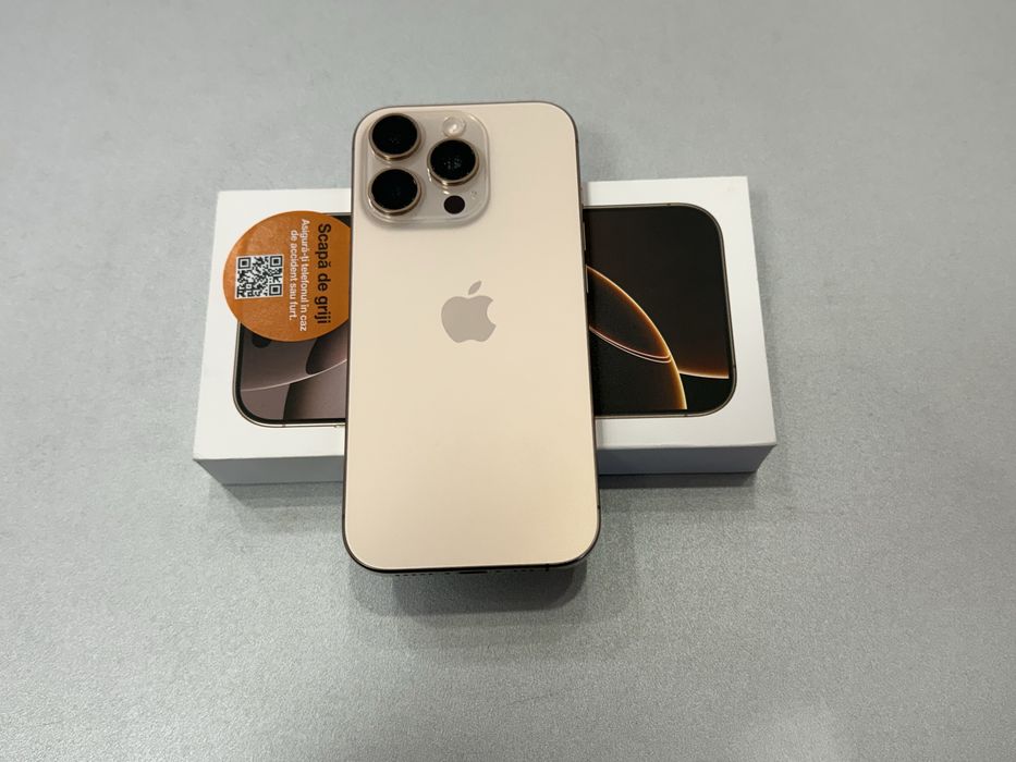Iphone 16 Pro, 256 gb, Desert Titanium, la cutie